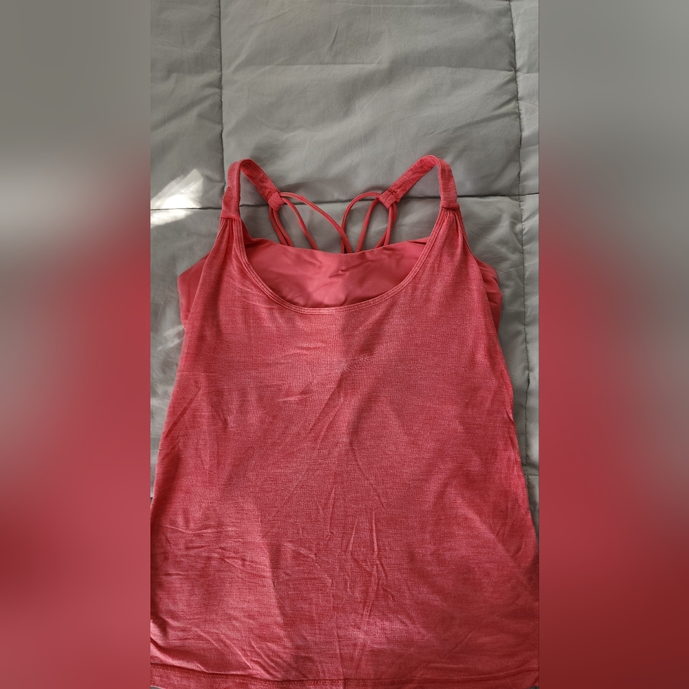 Lululemon built in bra tank size 8